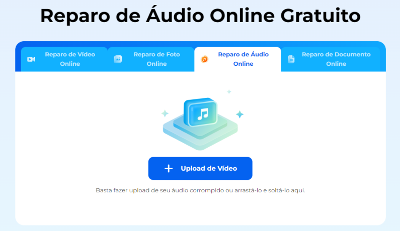 repare arquivo wav online