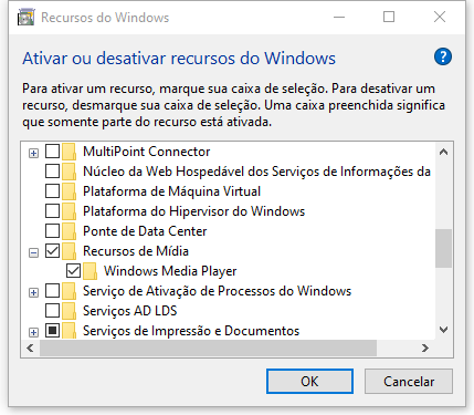 ativar ou desativar recursos do windows 2