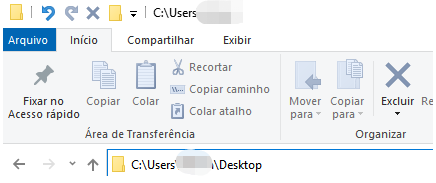 realize uma pesquisa no Explorador de Arquivos