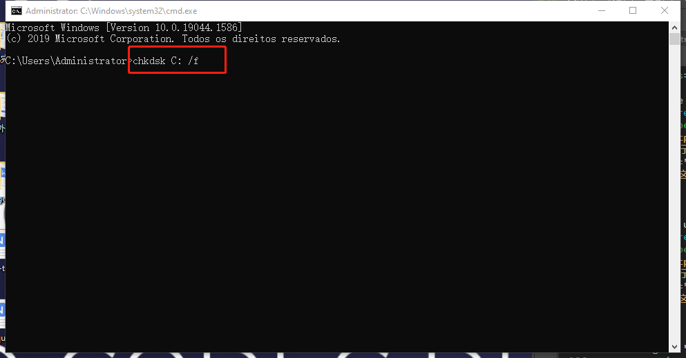Use o Prompt de Comando do Windows