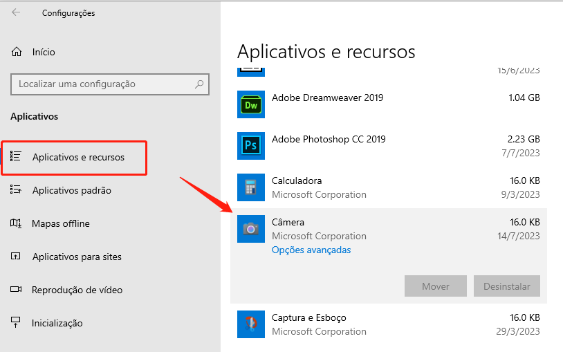 apps e recursos