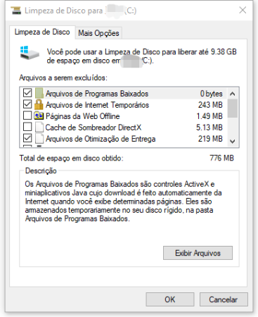 Arquivos temporários