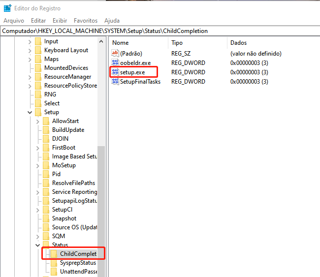 Use o editor de registro para corrigir a reinicialização inesperada do computador