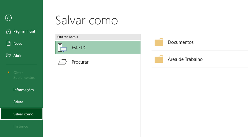 recuperar arquivos excel
