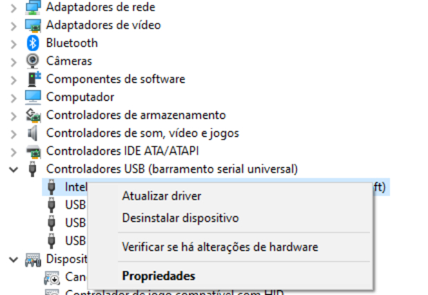 Atualize os Drivers