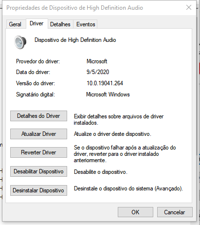 clique em Reverter Driver