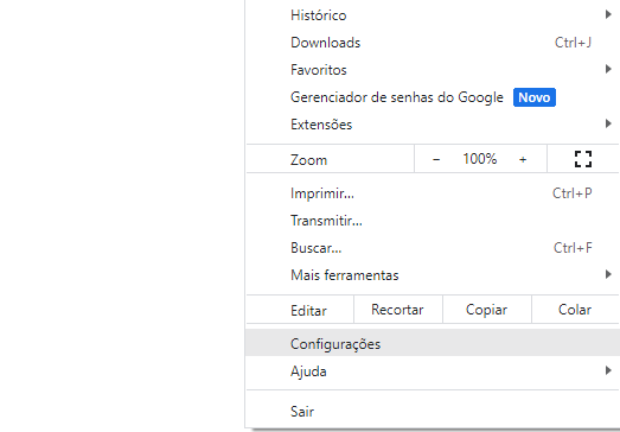 Limpe o Cache e os Cookies no Navegador