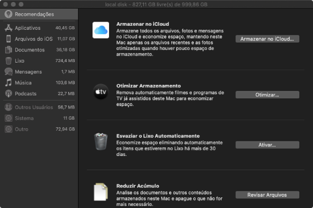 esvaziar automaticamente a Lixeira