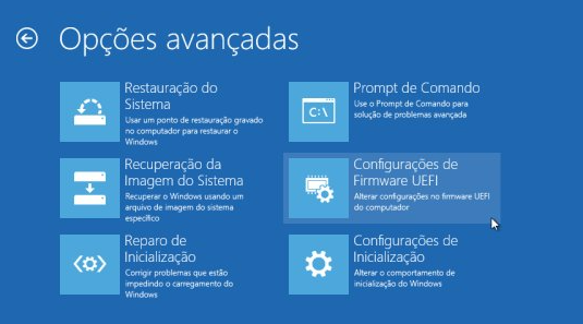 use reparo de inicialização do windows