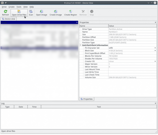selecione o disco rígido