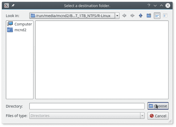 salvar os arquivos recuperados