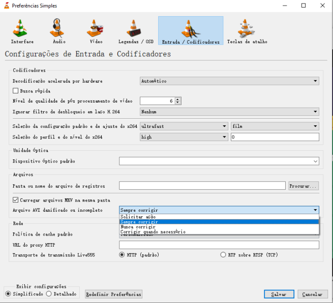 corrigir vídeos pixelados com o vlc media player - 3
