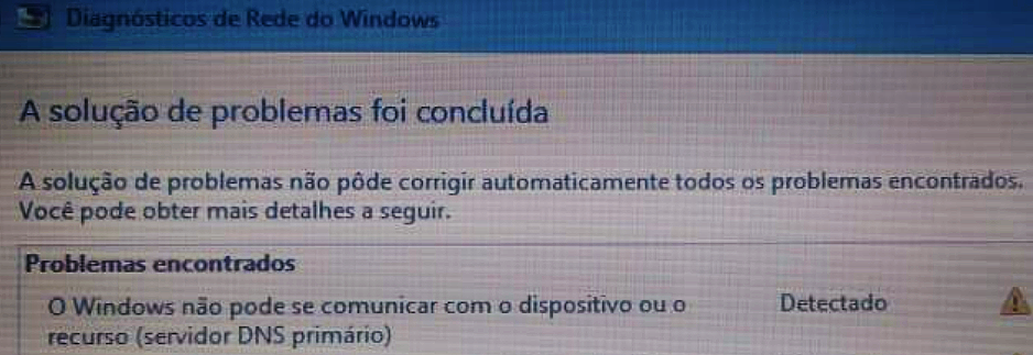 9 Soluções] O Windows Não Pode se Comunicar com o Dispositivo ou Recurso  (Servidor DNS Primário)