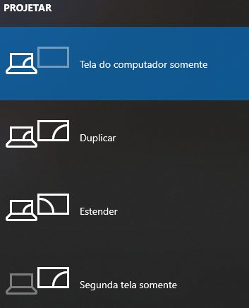 somente tela de computador