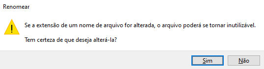 altere a extensão de .zip para .7z ou .rar