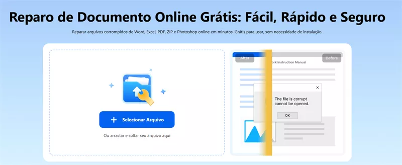 use 4DDiG Free Online Document Repair