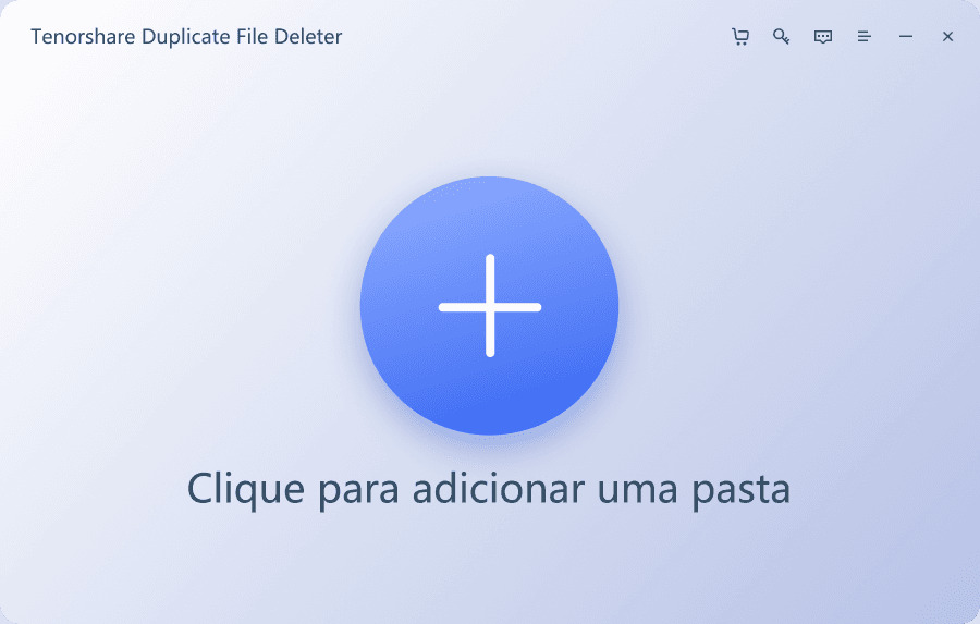 escolha uma pasta para escanear