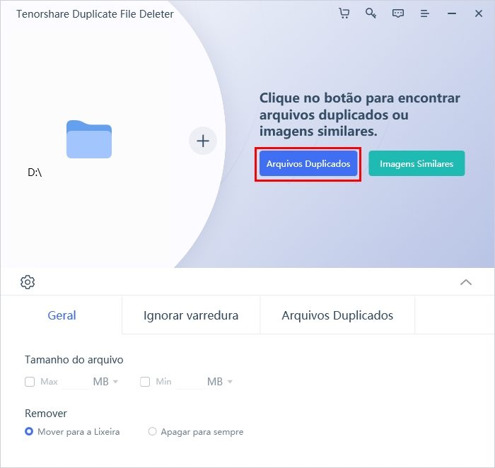 defina o modo de digitalizalçao