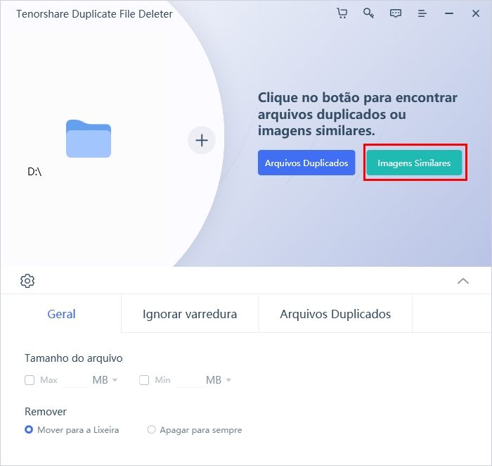 defina o modo de digitalizalçao