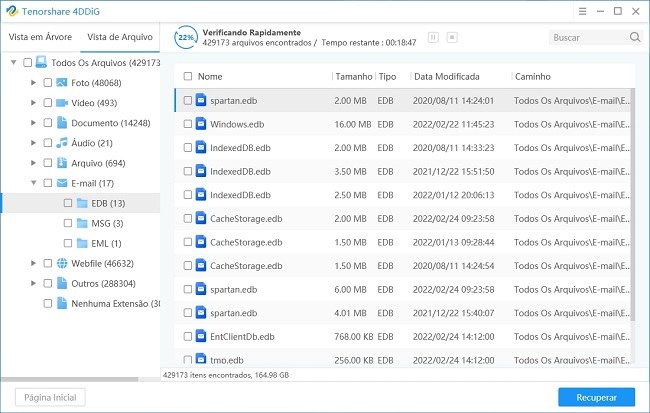 recuperar email apagado