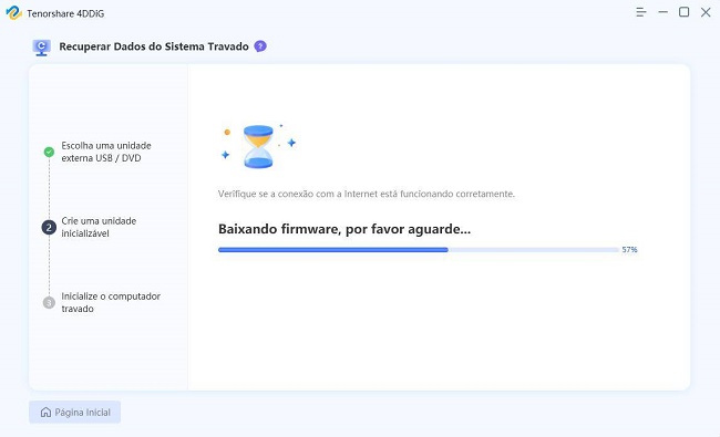 criar usb inicializável