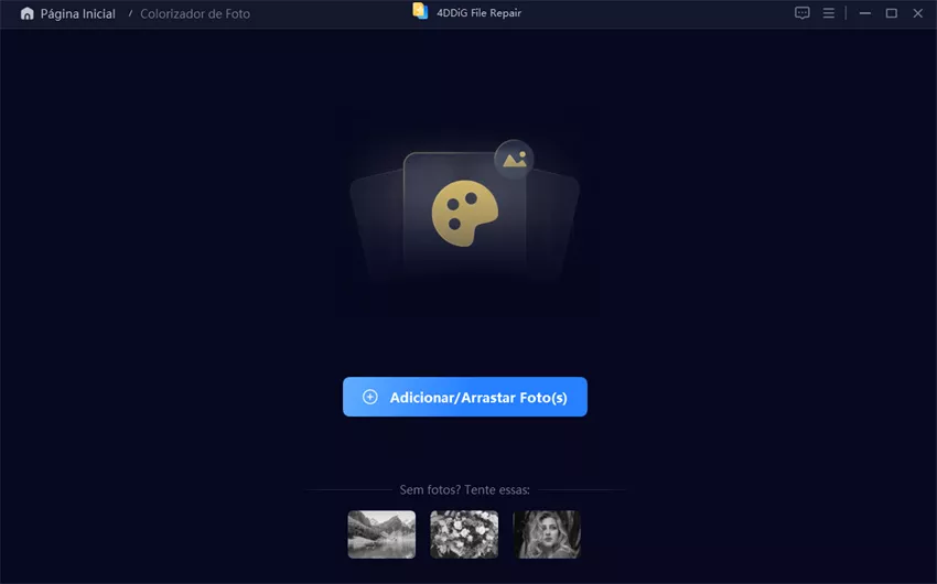 Adicionar Foto(s) para Colorir