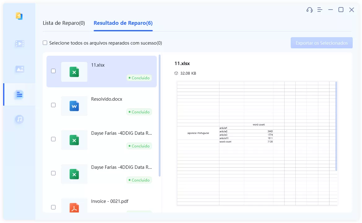reparar documento corrompido do word no mac usando o 4ddig file repair-3