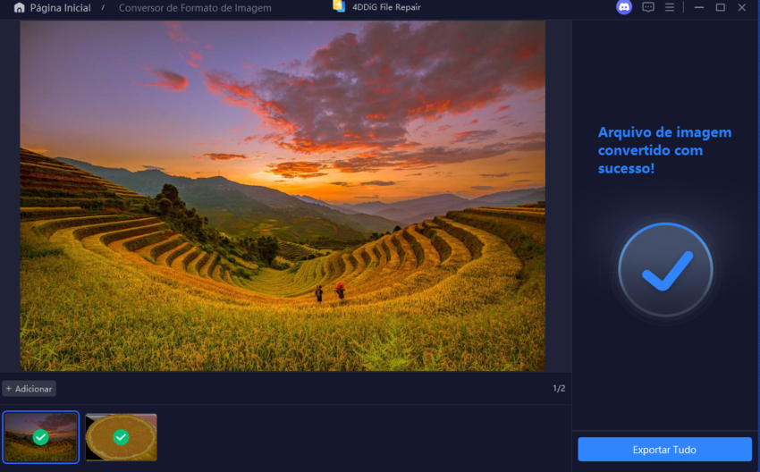 image format to jpg conversion complete