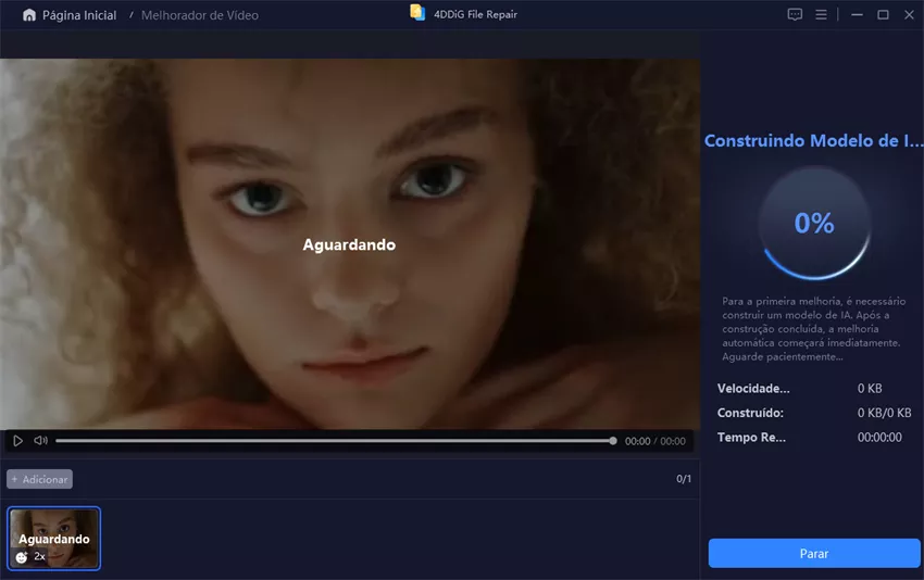 construir um modelo de IA e melhore vídeos