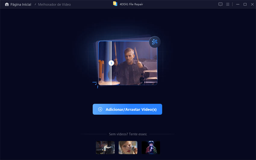 adicionar vídeos para melhorar a qualidade
