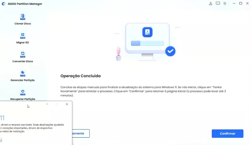 ignorar os requisitos do windows 11 com sucesso