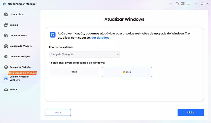 Se o TPM não cumprir os requisitos, clique em Seguinte para ignorar