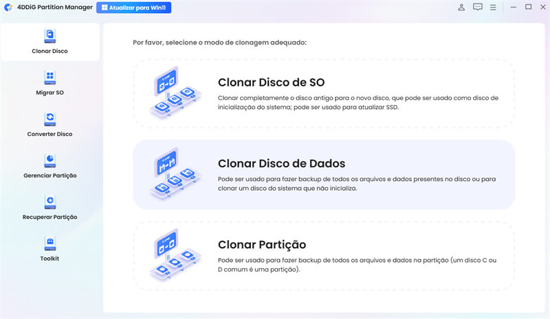 clonar disco de dados