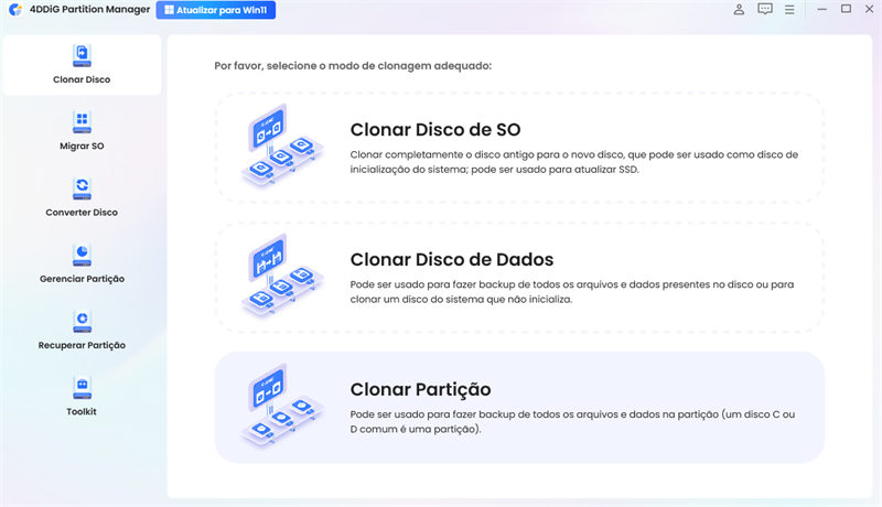 clonar partição