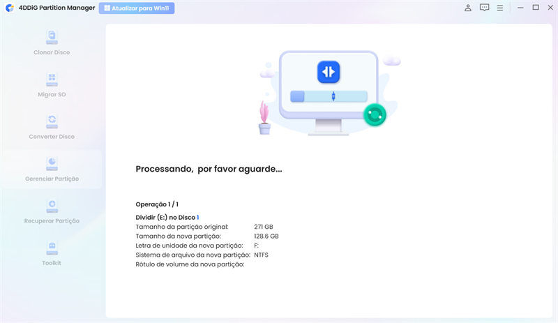 espere pacientemente