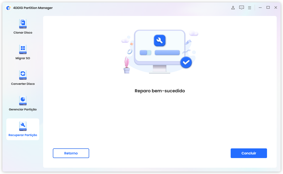 o tipo de sistema de arquivos é RAW