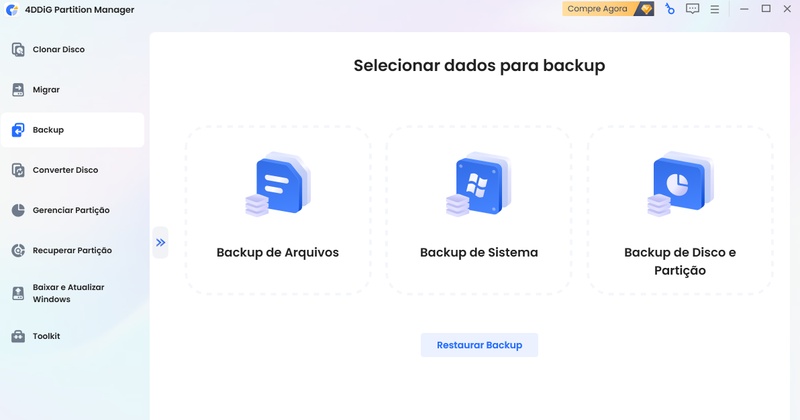 backup de disco
