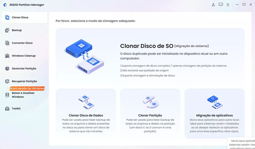 choose application migration