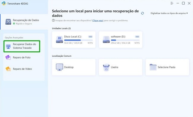 escolha unidade externa usb