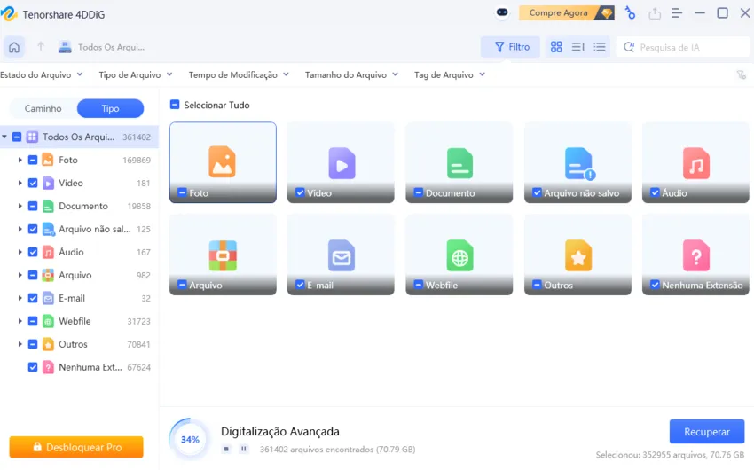 digitalizando o local selecionado