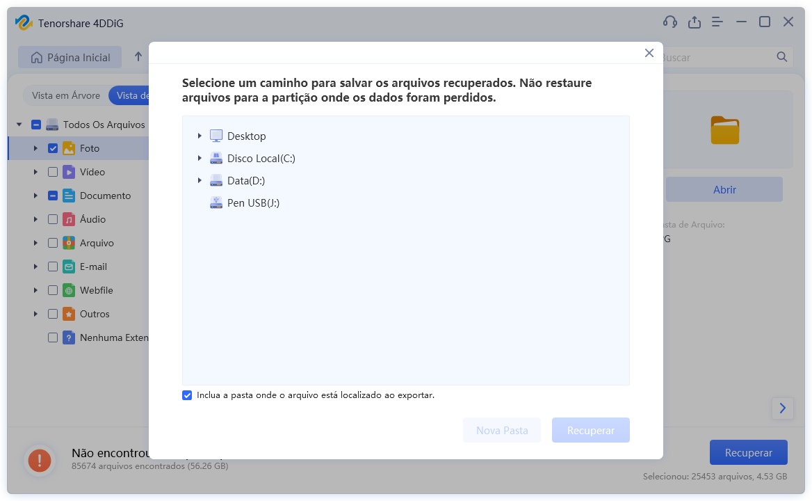 recuperar dados perdidos