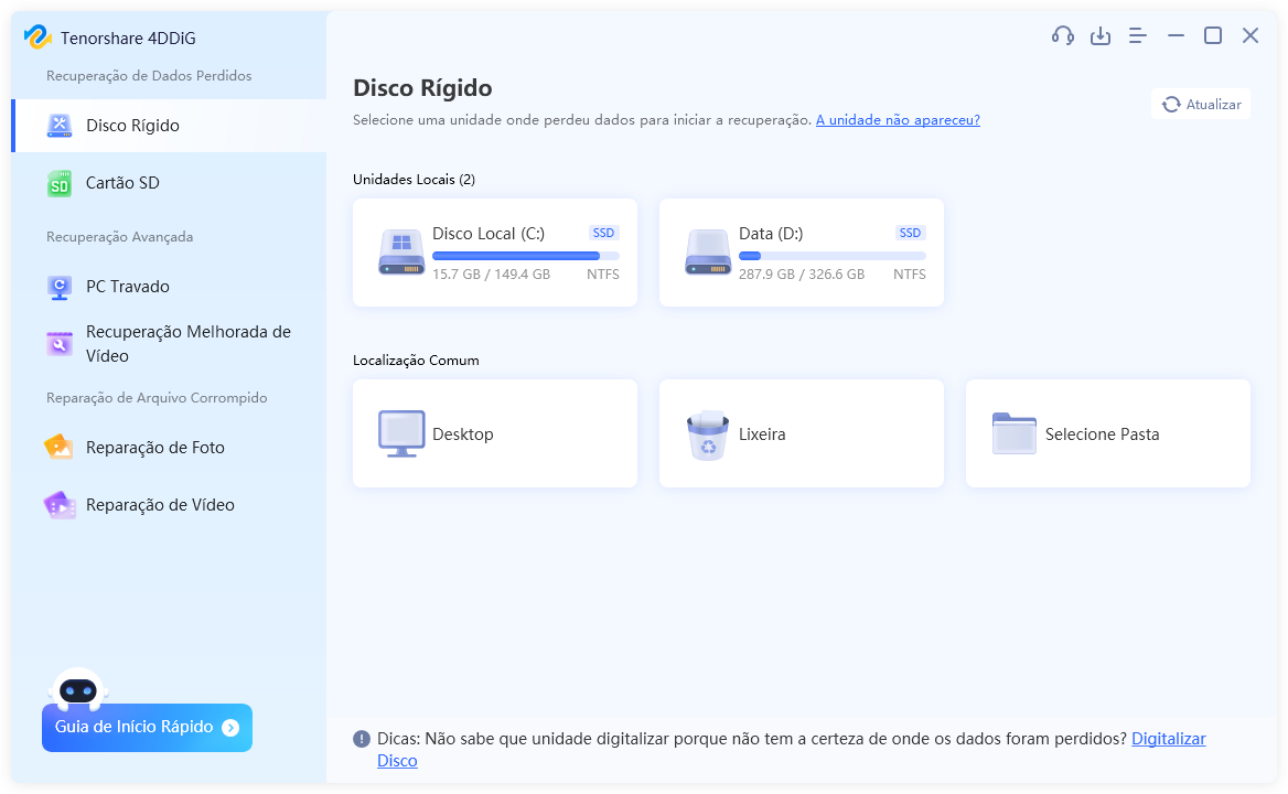 4ddig data recovery guide step 1