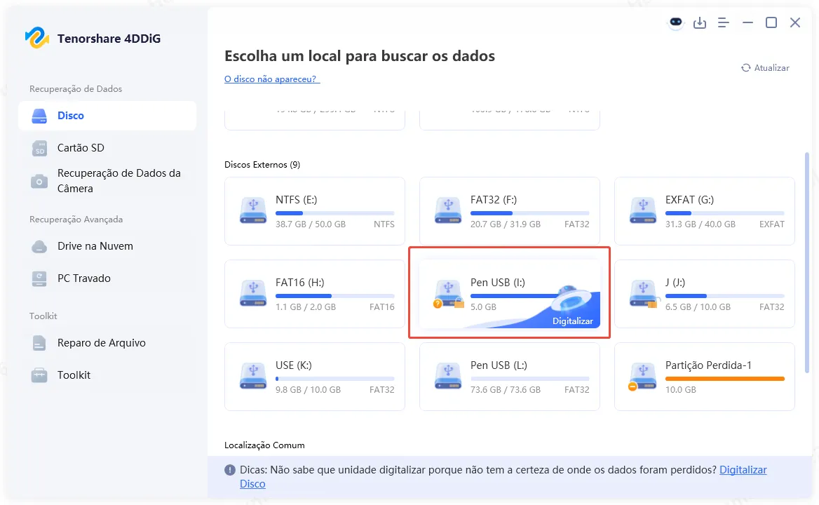 recuperar unidade encriptada com o BitLocker