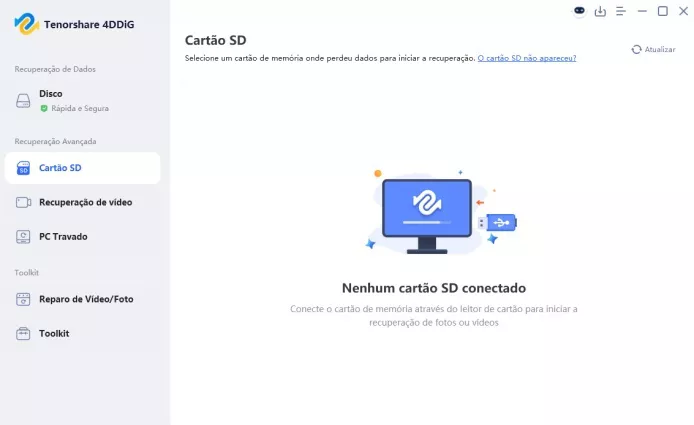 recuperação de cartão SD