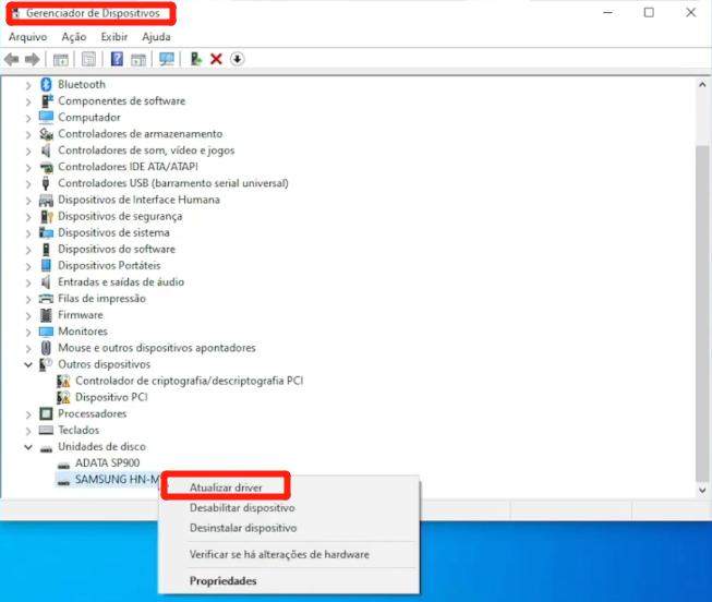 executar solução de problemas
