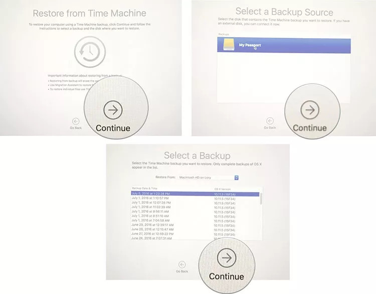complete e clique continuar