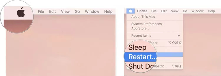 downgrade macos reiniciar