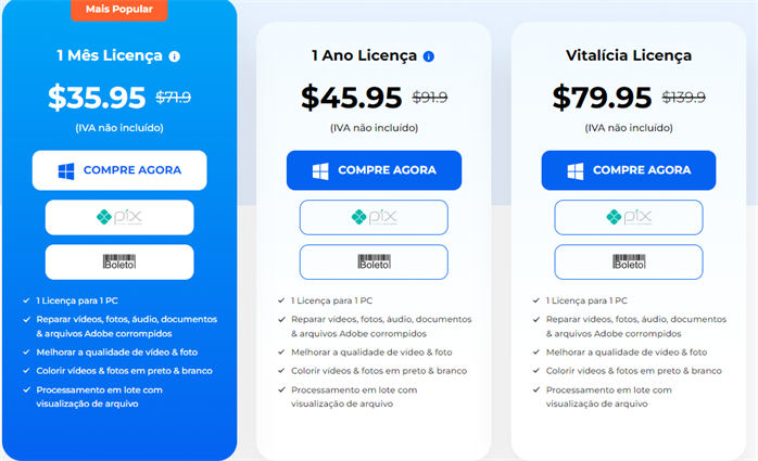 preço dos planos do 4ddig para windows
