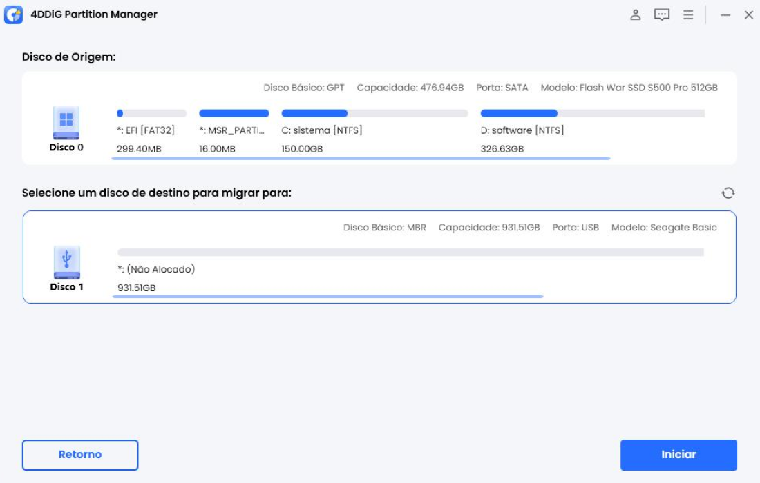guia do 4ddig partition manager