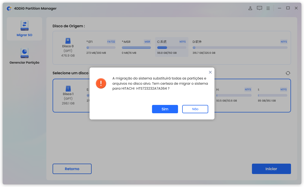 guia do 4ddig partition manager